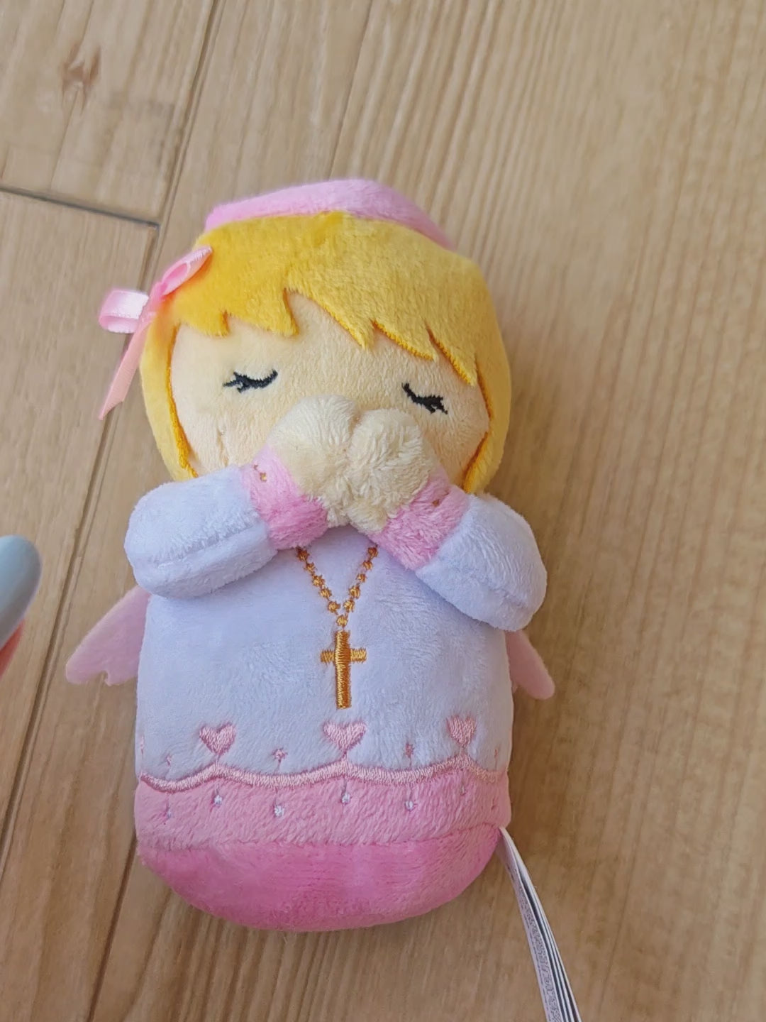 Guardian Angel Girl Catholic Mini Plush Doll — Divine Protection