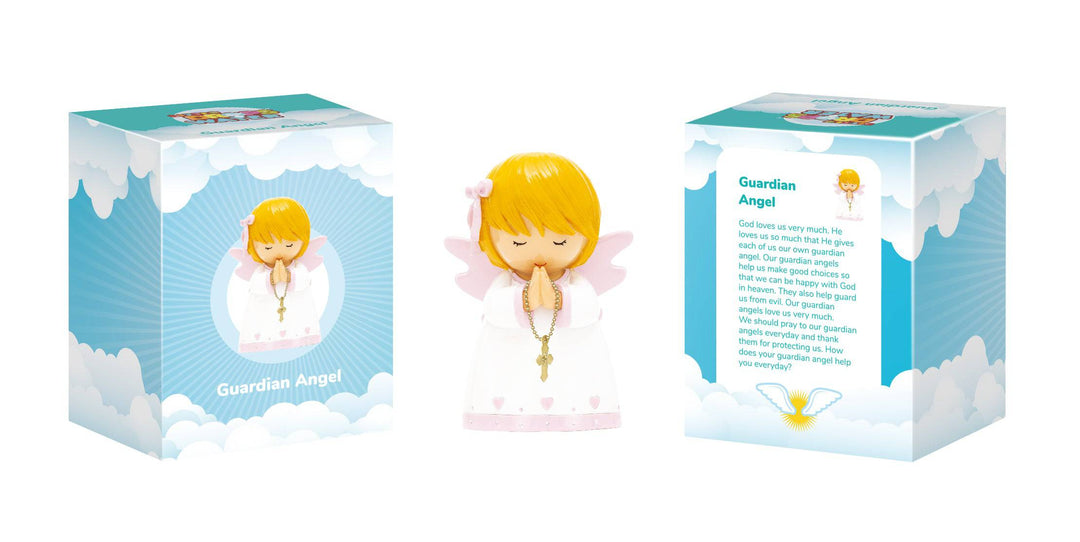 Little Drops of Water® Angels Guardian Angel For Girls Collectors Edition Figurine – Children Protection Gift |