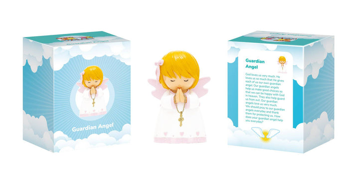 Little Drops of Water® Angels Guardian Angel For Girls Collectors Edition Figurine – Children Protection Gift |