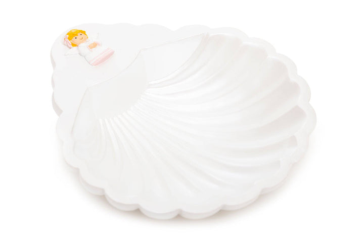 Little Drops of Water® Baptism Shell Baby Girl Angel Collectors Edition