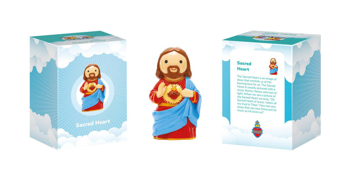 Little Drops of Water® Jesus SACRED HEART OF JESUS COLLECTORS EDITION FIGURINE – MERCY & LOVE DEVOTIONAL GIFT | LITTLE DROPS OF WATER