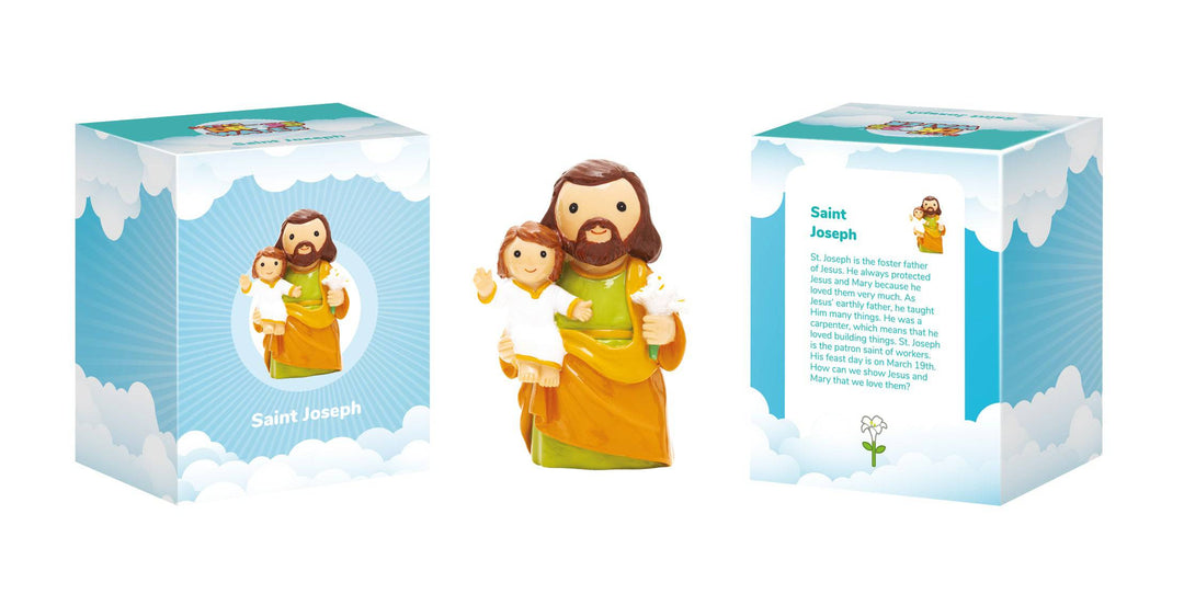Little Drops of Water® Saints SAINT JOSEPH COLLECTORS EDITION FIGURINE – HOLY FAMILY PROTECTION GIFT | LITTLE DROPS OF WATER